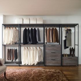 Monica Wood Walk-in Closet System