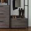 Monica Wood Walk-in Closet System