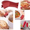 6 Pieces Of Red Silicone Pot Handle; Silicone Thermal Handle Holder; Auxiliary Pot Handle Sleeve; Suitable For Frying Cast Iron Frying Pan; Metal Pot