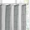 Printed Metallic Shower Curtain