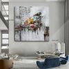 Hand painted oil painting color piano luxurious family corridor living room bedroom decoration painting