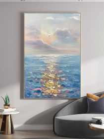 Modern Abstract Wall Art Canvas Painting Beach Surf Landscape Poster Art Prints Suitable For Living Room Home Decor (size: 60x90cm)