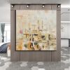 Handmade Oil Painting Color Block Gold Leaf Living Room Decoration Painting Abstract Painting Home Hanging Painting Wall Art