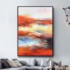 100% Hand Painted Abstract scenery Oil Painting On Canvas Wall Art Frameless Picture Decoration For Live Room Home Decor Gift