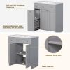 30" Bathroom vanity with Single Sink ,Combo Cabinet Undermount Sink,Bathroom Storage Cabinet vanities