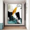 Handmade Abstract Gold Oil Painting On Canvas Wall Art Decoration Modern Picture For Home Decor