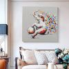 Hand painting Animal Wall Art Artist Hand-painted High Quality  Oil Painting Living Room hallway bedroom luxurious decorative painting