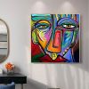 Colorful Portrait Oil Paintings Abstract Women Face Canvas Painting Wall Art Handpainted Graffiti Street Art For Home Decor