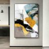 Handmade Abstract Gold Oil Painting On Canvas Wall Art Decoration Modern Picture For Home Decor