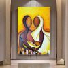 Handmade Figure Oil Paintings On Canvas Wall Art Decoration Modern Abstract Picture Home Decor