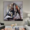 Hand painting Animal Wall Art Artist Hand-painted High Quality  Oil Painting Living Room hallway bedroom luxurious decorative painting