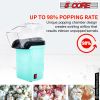 5 Core Popcorn Machine 16 Cup Capacity Hot Air Popper Mini Portable Tabletop Electric Pop Corn Maker Maquina Para Hacer Palomitas De Maiz For Home Mov