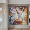 Handmade Oil Painting Hand Painted Square People Nude Modern Rolled Canvas Living Room hallway bedroom luxurious decorative painting