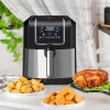 Oil-free air fryer 6.9L smart oven 1700W high-power separated oil filter 360¬∞ air circulation timer and non-stick pan low-fat cooking heat insulation