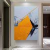 Hand Oil Painting Painted Vertical Abstract Pop Art Modern Rolled Canvas Living Room hallway bedroom luxurious decorative painting