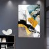 Handmade Abstract Gold Oil Painting On Canvas Wall Art Decoration Modern Picture For Home Decor