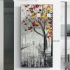 Handmade Thick Texture Landscape Oil Paintings On Canvas Wall Art Decoration Modern Abstract Picture For Home Decor