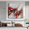 Hand painted oil painting color piano luxurious family corridor living room bedroom decoration painting