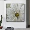 Handmade Best Gray Gold Foil Flower Oil Painting Canvas Acrylic Wall Hand-painted Home Quadros Decoracion For Living Room Gifts