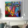 Colorful Portrait Oil Paintings Abstract Women Face Canvas Painting Wall Art Handpainted Graffiti Street Art For Home Decor